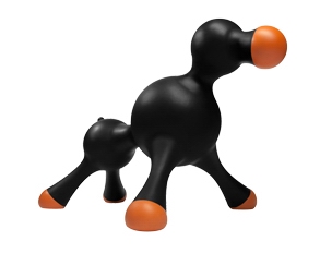 Hot Doll psí milenka černá