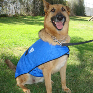 Chladící vesta pro psy HyperKewl modrá 15-20cm / XS – vytržený šev 10 % sleva