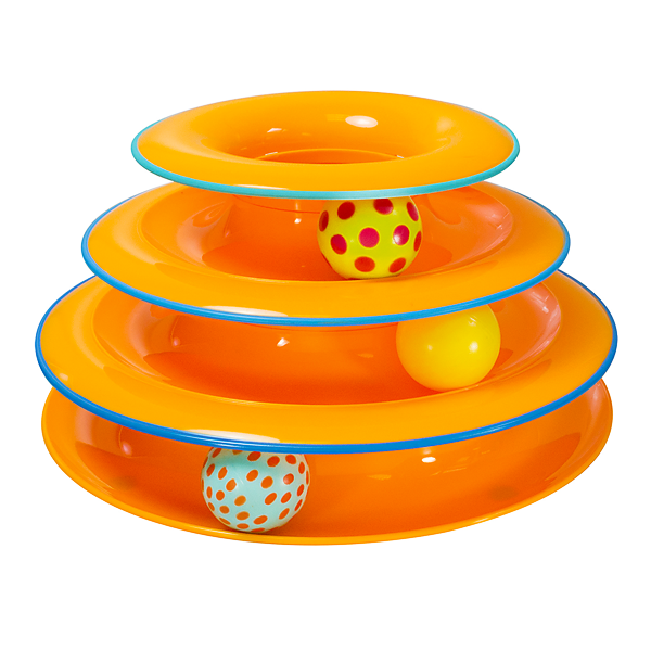 Koulodráha pro kočky třípatrová Tower Koulodráha pro kočky třípatrová Tower