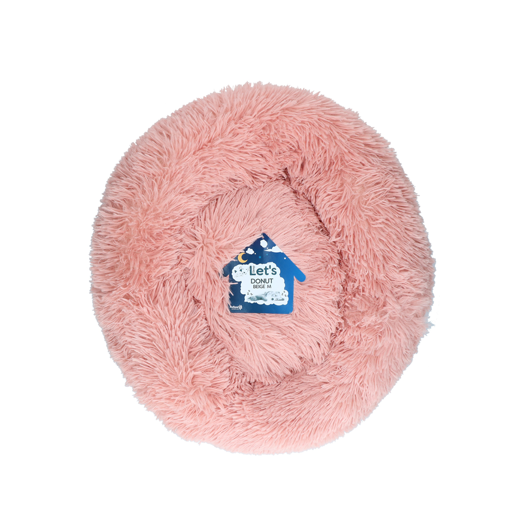 Let's Sleep Donut pelíšek růžový 50cm Let's Sleep Donut pelíšek růžový 50cm
