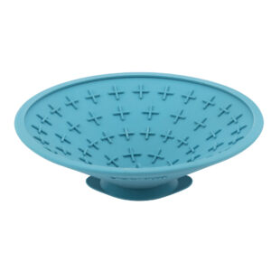 LickiMat Splash lízací miska s přísavkou modrá