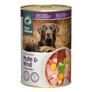 Pure Nature Dog Adult konzerva Krůtí a Hovězí  400g