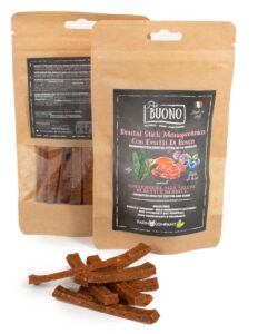 Farm Company PIU BUONO pamlsky pro psy s červeným ovocem 80g