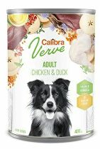 Calibra Dog Verve konz.GF Adult Chicken&Duck 400g 5 +1 zdarma