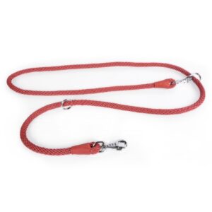 Vodítko lano CLYDE přepínací 240*1,4 cm -  červená