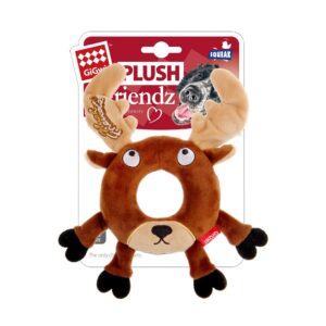 GiGwi Plush Friendz sob s gum. kroužkem