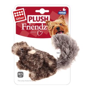 Gigwi plyš Plush Friendz veverka 22 x 7 x 12 cm