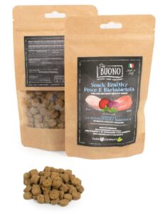 Farm Company PIU BUONO pamlsky pro psy s rybou a řepou 90g