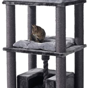 Nobby škrabadlo pro kočky BRIDA tmavě šedá 60 x 48 x 90 cm