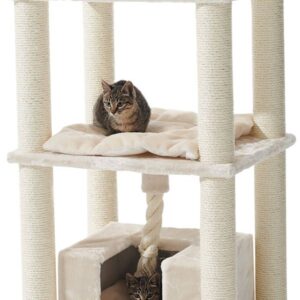 Nobby škrabadlo pro kočky BRIDA krémová 60 x 48 x 90 cm