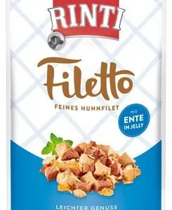 Rinti Dog Filetto kapsa kuře+kachna v želé 100g