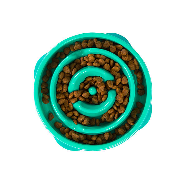 Zpomalovací miska Fun Feeder Drop tyrkysová Medium Zpomalovací miska Fun Feeder Drop tyrkysová Medium