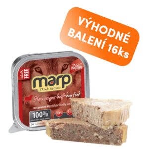 Marp Holistic Marp Angus Beef vanička pro psy s hovězím 16x100g