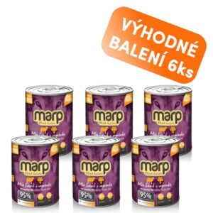 Marp Holistic Marp Mix konzerva pro psy jehně+zelenina 6x400g