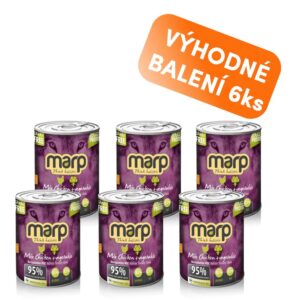 Marp Holistic Marp Mix konzerva pro psy kuře+zelenina 6x400g