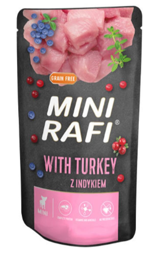 RAFI Paté krůta - kapsička pro psy 150g RAFI Paté krůta - kapsička pro psy 150g