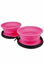 Cestovní dvojmiska růžová 700ml KW