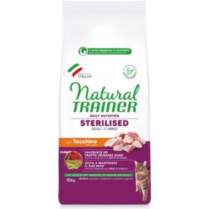 Trainer Cat Natural Sterilised drůbeží maso 10kg