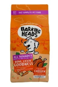 Pet Food (UK) Ltd BARKING HEADS All Hounder Bowl Lickin Good Chick 12kg