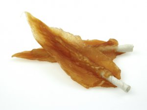 Salač Plátek kuřecí s kalciovou tyčkou 6cm-1kg