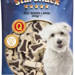 Nobby StarSnack Duo Bones velké kostičky jehně+rýže 200g