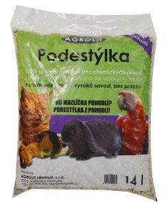 Podestýlka Agrolit dřevěná lisovaná 14 litrů