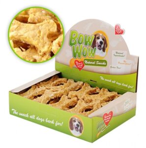 Mira Mar Bow Wow Naturální kost s drůbežími játry a jukou (30ks)