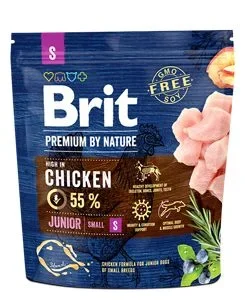 Brit Premium Dog by Nature Junior S 1kg