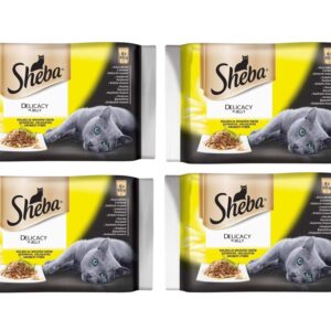 Sheba kapsa Delicacy drůbeží výběr v želé 16 x85g