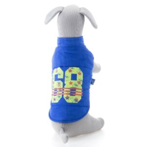 Vsepropejska Elfi oboustranná bunda pro psa Barva: Modrá, Délka zad (cm): 31, Obvod hrudníku: 40 – 44 cm