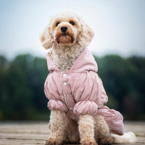 Vsepropejska Aida zimní bunda pro psa Barva: Růžová, Délka zad (cm): 22, Obvod hrudníku: 30 – 40 cm
