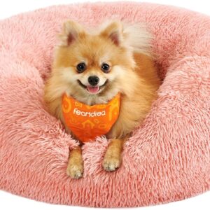 Plyšový pelíšek pro psy losos 55 cm