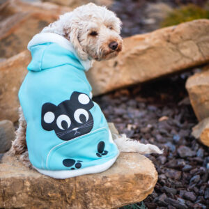 Vsepropejska Norik mikina pro psa Barva: Modrá, Délka zad (cm): 36, Obvod hrudníku: 43 – 46 cm