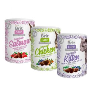 Brit care cat snack mix 3x100g