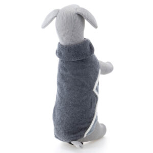 Vsepropejska Briana fleecová mikina pro psa Barva: Šedá, Délka zad (cm): 26, Obvod hrudníku: 36 – 40 cm