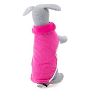 Vsepropejska Briana fleecová mikina pro psa Barva: Růžová, Délka zad (cm): 26, Obvod hrudníku: 36 – 40 cm