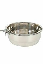 Miska nerez pro ptáky se šroubkem 0,84l Zolux