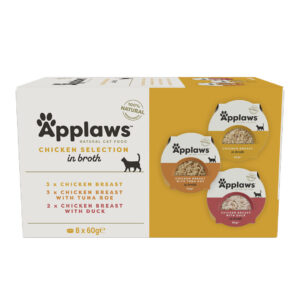 Applaws miska Cat Pot Multipack Kuřecí výběr 8x60g