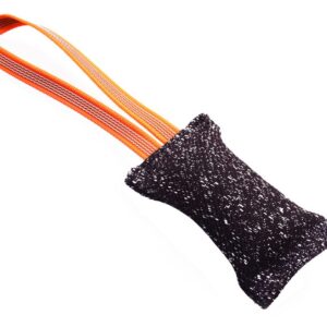 BAFPET Pešek RINGO, 1x ucho – Černá – 40mm x 17cm (M)