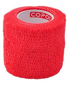 Obinadlo elast. CoPoly 5cm x 4,5m červená
