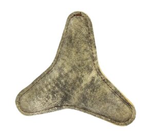 BAFPET Kožený bumerang LEDER - Hnědá - 20cm