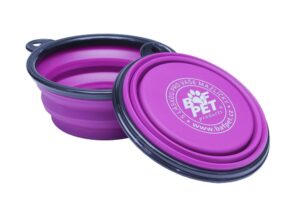 BAFPET Cestovní miska - Fuchsie - 380ml