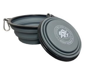 BAFPET Cestovní miska - Šedá - 380ml