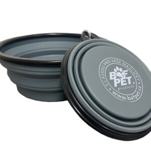 BAFPET Cestovní miska – Šedá – 380ml