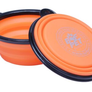 BAFPET Cestovní miska – Oranžová – 380ml