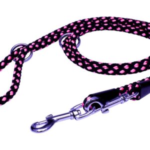 Obojek nylon 52-65/3cm růžová Kiwi