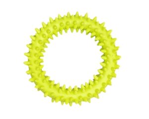 BAFPET Gumový kruh „Ježek" - Zelená - 9cm