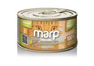 Marp Holistic Plus konzerva pro kočky – Kuře s krevetami a brusinkami v želé 70g