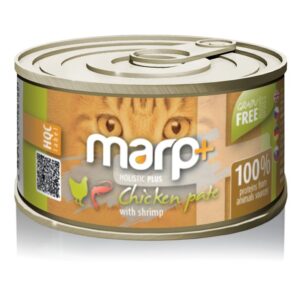 Marp Holistic Plus konzerva pro kočky – Kuřecí paté s krevetami 70g