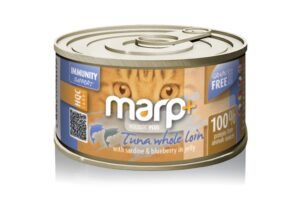 Marp Holistic Plus konzerva pro kočky – Tuňák se sardinkami a borůvkami v želé 70g